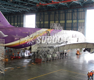 Thai Airline A380 Aircraft maintenance Project
