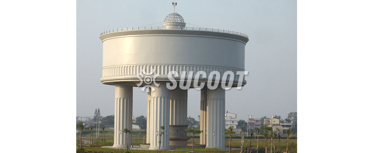 Industrial Park-3000 Tons Water Tower Projects in Taiwan