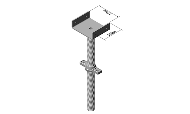  Scaffolding U-Head Jack Base